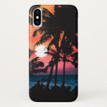 Capa Para iPhone Da Case-Mate Verão Tropical Cor de Rosa Laranja Palmeira Sunset<br><div class="desc">Este design tropical e legal é perfeito para os meses quentes de verão. Apresenta uma arte e um neon moderno, cor-de-rosa, laranja, e um pôr do sol neon roxo com silhuetas de palmeiras pretas com um sol brilhante. É lindo, lindo e pitoresco! ***NOTA DE DESIGN IMPORTANTE: Para qualquer solicitação de...</div>