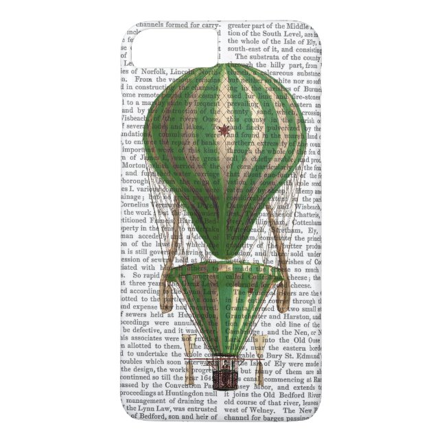 Capa Para iPhone, Case-Mate Verde-balão de ar quente hierárquico (Verso)