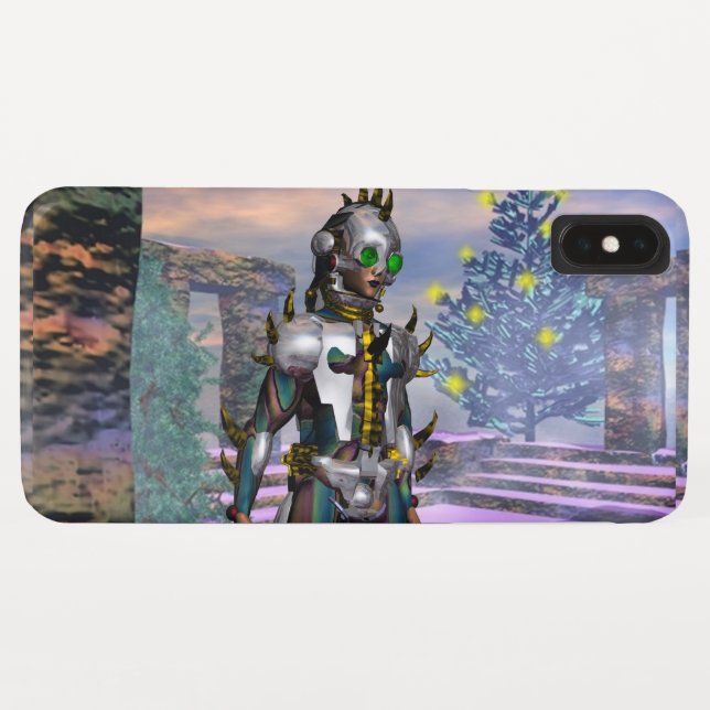 CAPA PARA iPhone, Case-Mate  VÉSPERA DE UM CIBORG DO NOVO ANO (Verso (Horizontal))