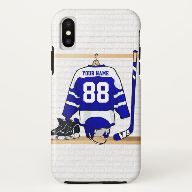 Capa Para iPhone, Case-Mate Vestuário do hóquei em gelo (Verso)