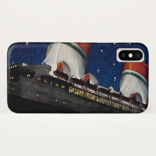 Capa Para iPhone Da Case-Mate Viagem Antiga, Férias em um Navio de Cruzeiro à No