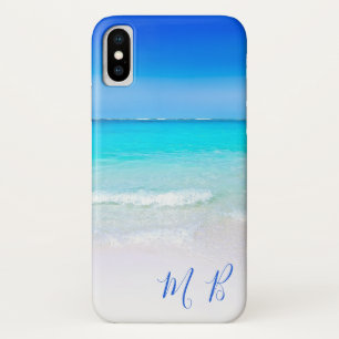 Capa Para iPhone Da Case-Mate Viagem de Férias do Céu do Mar Azul Aqua