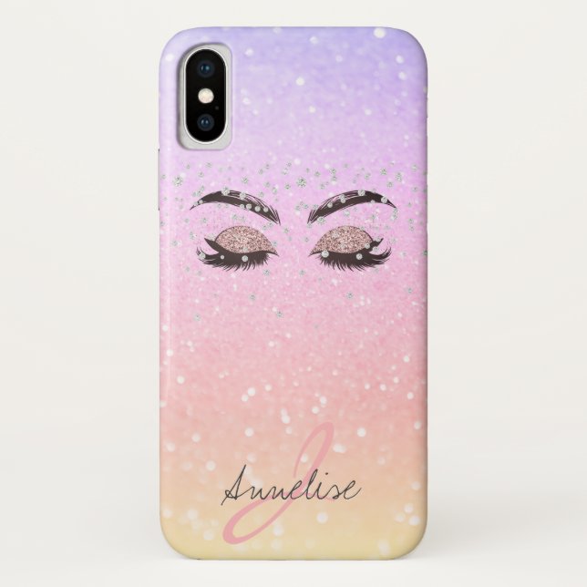 Capa Para iPhone, Case-Mate Vidro iridescente com brilho esbranquiçado (Verso)