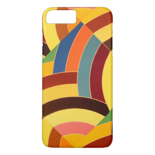 Capa iPhone 8 Plus/7 Plus vigas modernas chiques da multi-cor