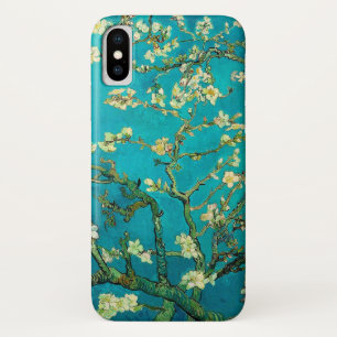 Capa Para iPhone X Vincent Van Gogh Blossoming Almond Tree Arte Flora