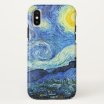 Capa Para iPhone Da Case-Mate Vincent van Gogh Starry Night<br><div class="desc">Esta imagem é o óleo na pintura de canvas "The Starry Night" feito em 1889 pelo artista poste-impressionista holandês Vincent Willem van Gogh (1853-1890). É uma vista noturna da aldeia de Santo-Remy,  vista pela janela do seu quarto no sanatório. É a nossa Série de Belas Artes nº 20.</div>