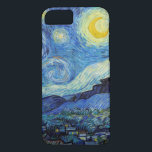 Capa iPhone 8/7 Vincent Van Gogh Starry Night Vintage<br><div class="desc">Capa de telefone De Belas Artes De Vincent Van Gogh Starry Night</div>