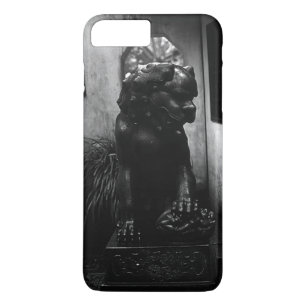 Capa iPhone 8 Plus/7 Plus Vintage China Shanghai Yuyuan, estátua de jardim