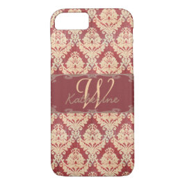 Capa Para iPhone Da Case-Mate Vintage Damask Monograma