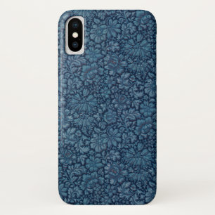 Capa Para iPhone Da Case-Mate Vintage Floral Azul de Indigo