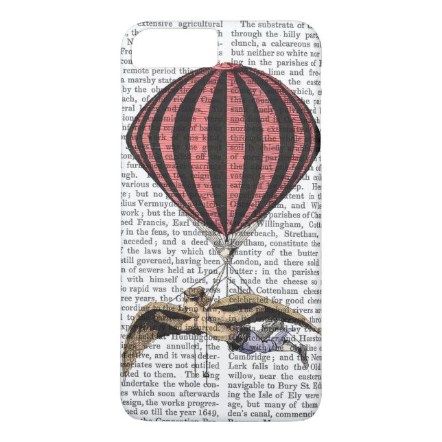 Capa Para iPhone, Case-Mate Vintage Flying Machine (Verso)