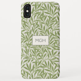 Capa Para iPhone Da Case-Mate Vintage Green Willow deixa monograma