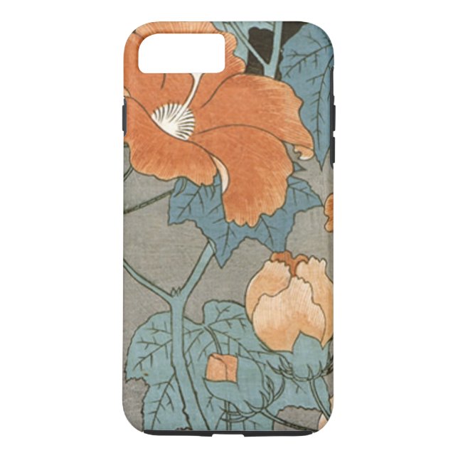 Capa Para iPhone, Case-Mate Vintage Hibiscus Flower (Verso)