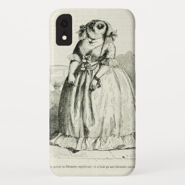 Capa Para iPhone, Case-Mate Vintage Owl Woman (Verso)