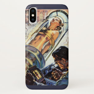 Capa Para iPhone Da Case-Mate Vintage Science Fiction, Woman Lab Experiment