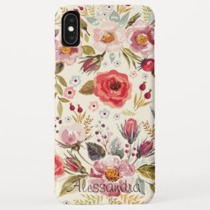 Capa Para iPhone Da Case-Mate Vintage Wildflower Floral Pattern Name Girl