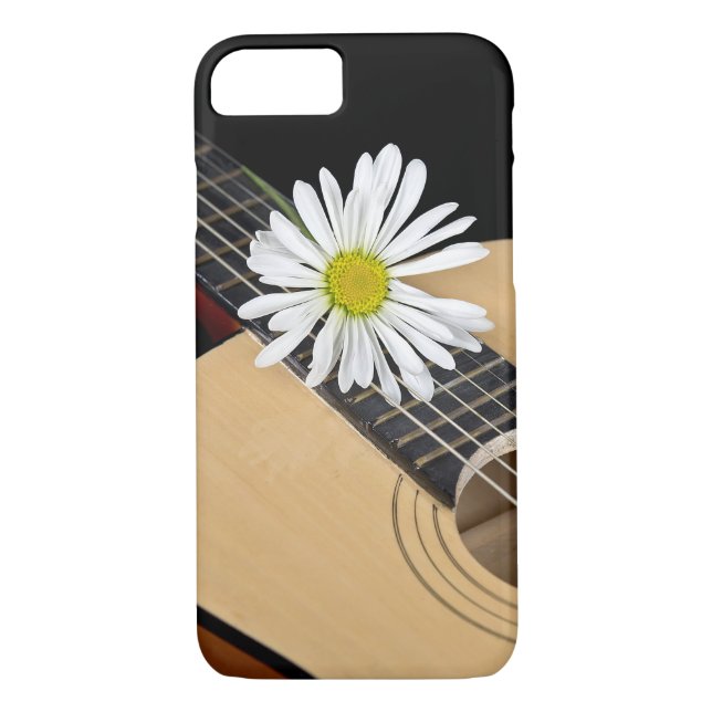Capa Para iPhone, Case-Mate Violão e margarida (Verso)