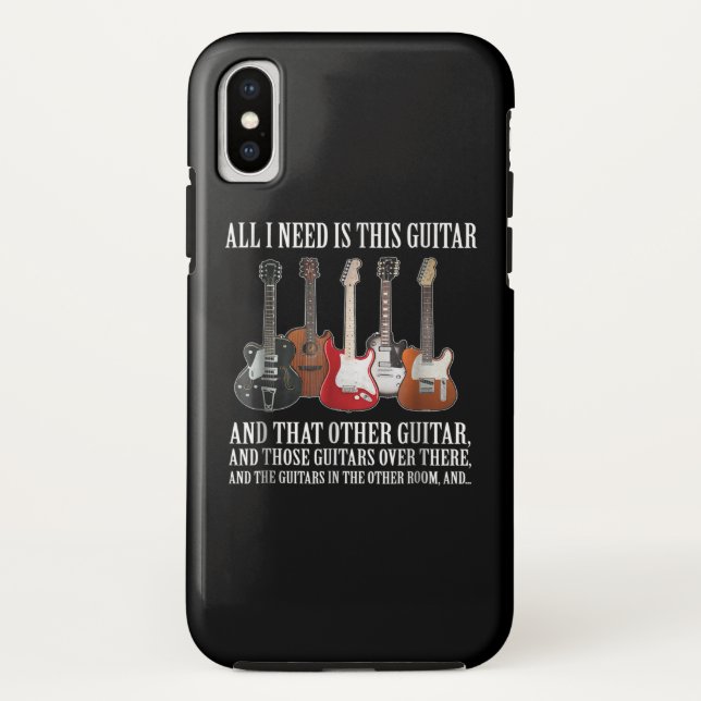 Capa Para iPhone, Case-Mate Violão | Tudo Que Preciso É De Um Violão Qualquer  (Verso)