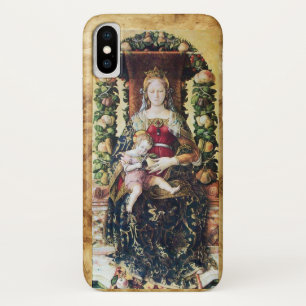 Capa Para iPhone X VIRGEM COM FILHO, Pergaminho