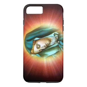Capa Para iPhone Da Case-Mate Virgem Maria abençoada - brilho claro em cima de