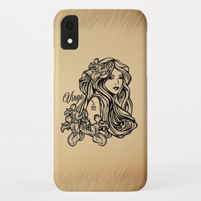 Capa Para iPhone, Case-Mate Virgo Zodíaco com Visual Antigo (Verso)