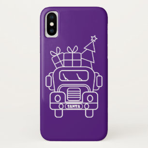 Capa Para iPhone Da Case-Mate Visão geral da frente do carro de Papais noeis de 
