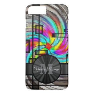 Capa Para iPhone Da Case-Mate Vitral e monograma abstratos
