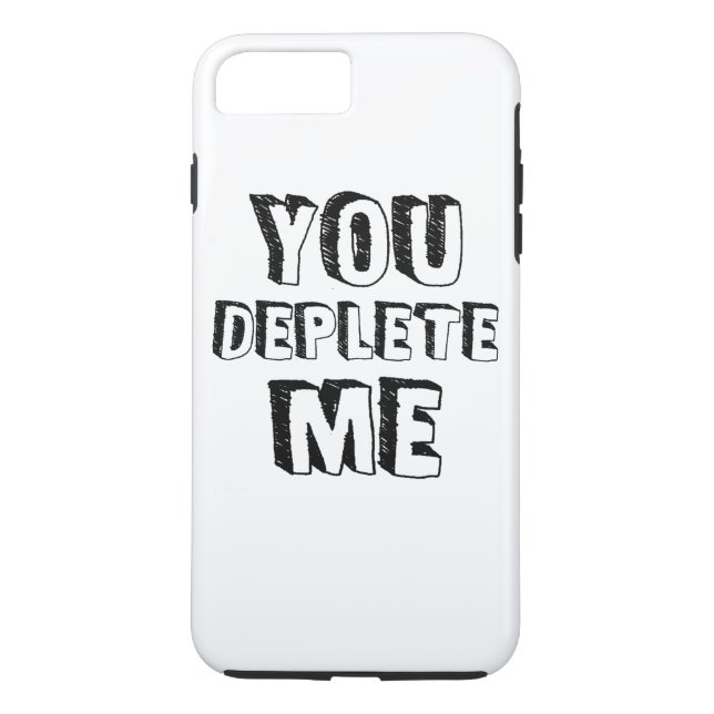 Capa Para iPhone, Case-Mate Você me depleto (Verso)