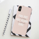 Capa Para iPhone Da Case-Mate Você Não É A Única Cota De Motivação Positiva<br><div class="desc">Você Não É A Única Cota De Motivação Positiva</div>