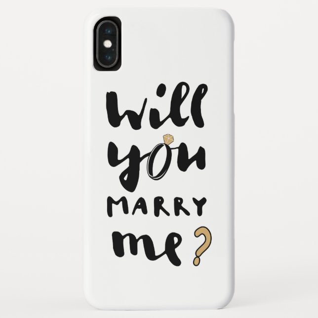 Capa Para iPhone, Case-Mate Você quer casar comigo (Verso)