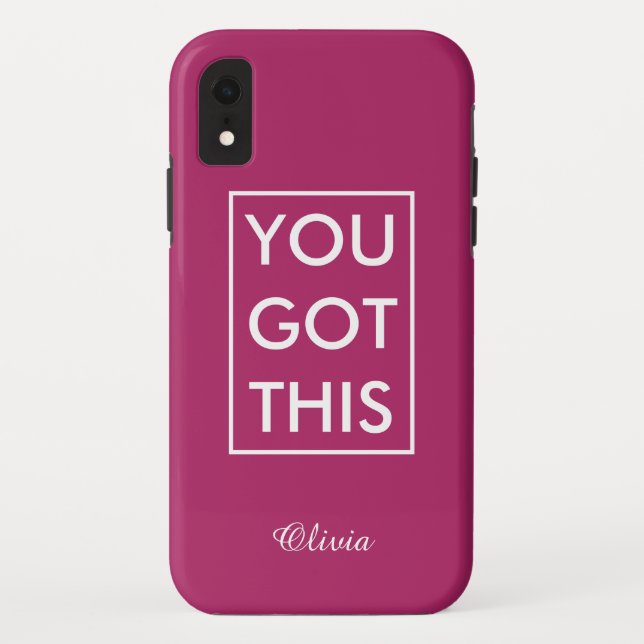 Capa Para iPhone, Case-Mate Você Tem O Seu Nome, Menta Motivacional (Verso)