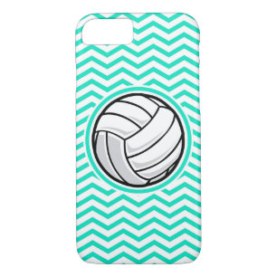 Capa Para iPhone Da Case-Mate Voleibol; Aqua Green Chevron