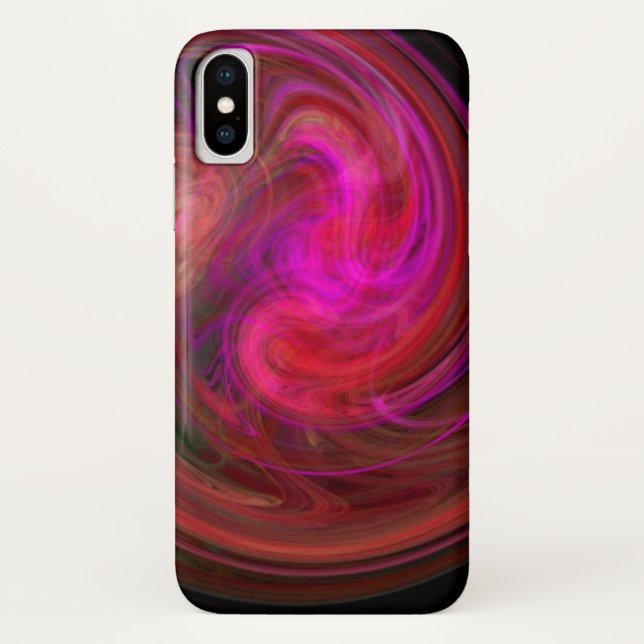 Capa Para iPhone, Case-Mate VORTEX LIGHT, vermelho vibrante (Verso)