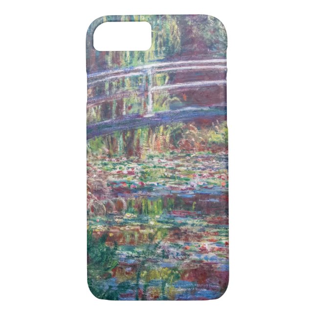 Capa Para iPhone, Case-Mate Water Lily Pond (Harmonie Rosa, Monet) (Verso)