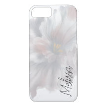 Watercolor Iris Botânica Personalizada