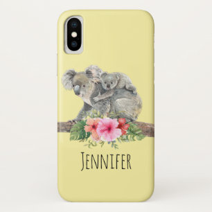 Capa Para iPhone Da Case-Mate Watercolor Koala Bears Bonita Mãe e Bebê