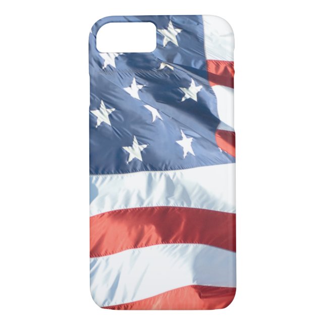 Capa Para iPhone, Case-Mate Waving Flag Americano (Verso)