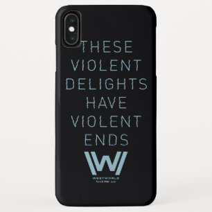 Capa Para iPhone Da Case-Mate Westworld Citação da Tipografia "Delights Viol