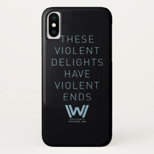 Capa Para iPhone Da Case-Mate Westworld Citação da Tipografia "Delights Violen