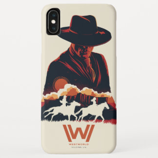 Capa Para iPhone Da Case-Mate Westworld | Homem na Silhueta do Deserto Negro