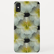 White Daylily com Padrão de Azulejo Amarelo/Sem Ol