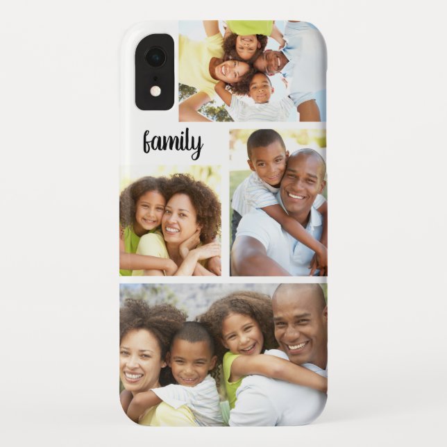 Capa Para iPhone, Case-Mate White de tendências de colagem da família moderna  (Verso)