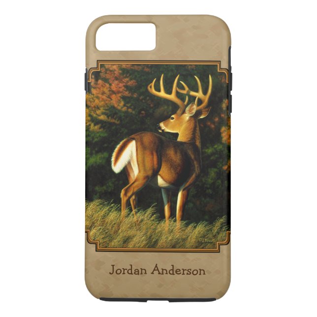 Capa Para iPhone, Case-Mate Whitetail Buck Deer Hunting Tan (Verso)