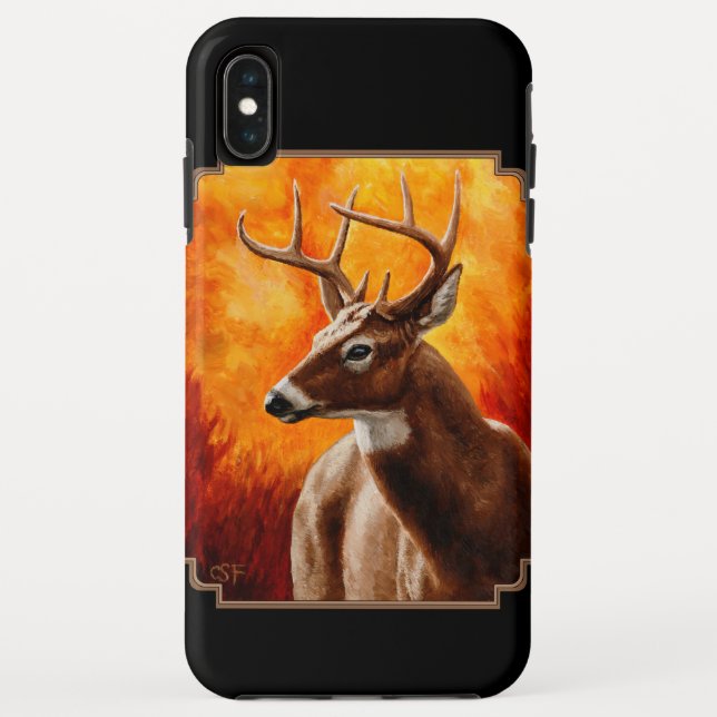 Capa Para iPhone, Case-Mate Whitetail Deer Trophy Buck Head (Verso)