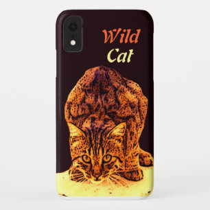 CAPA PARA iPhone XR WILD CAT KITTEN
