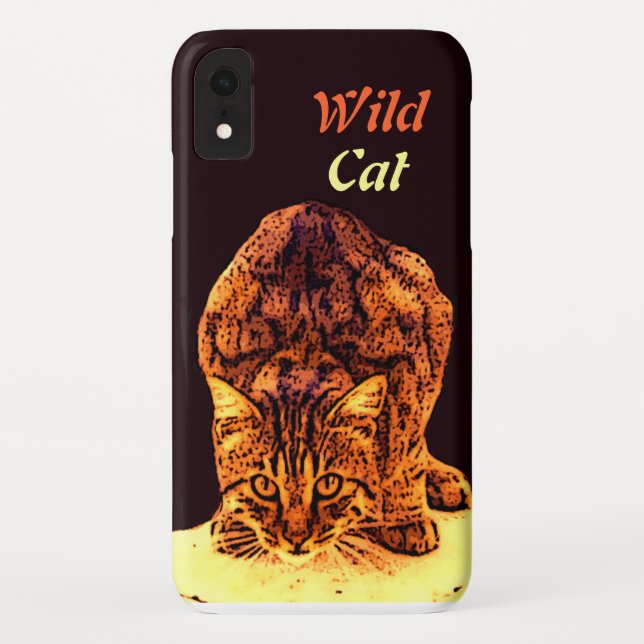 CAPA PARA iPhone, Case-Mate  WILD CAT KITTEN (Verso)