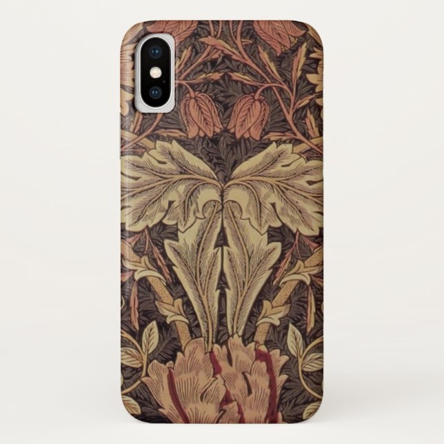 Capa Para iPhone, Case-Mate William Morris Honeysuckle Arte clássica em inglês (Verso)