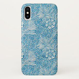 Capa Para iPhone Da Case-Mate William Morris Marigold Padrão Azul e Branco