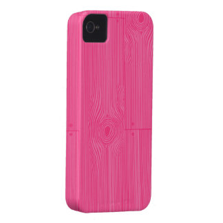 Capa Para iPhone woodgrain cor-de-rosa