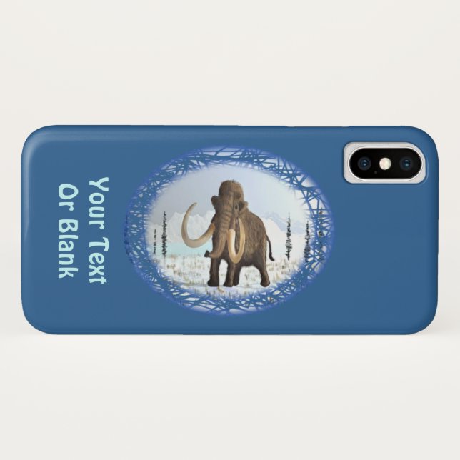 Capa Para iPhone, Case-Mate Wooly Mammoth (Verso (Horizontal))